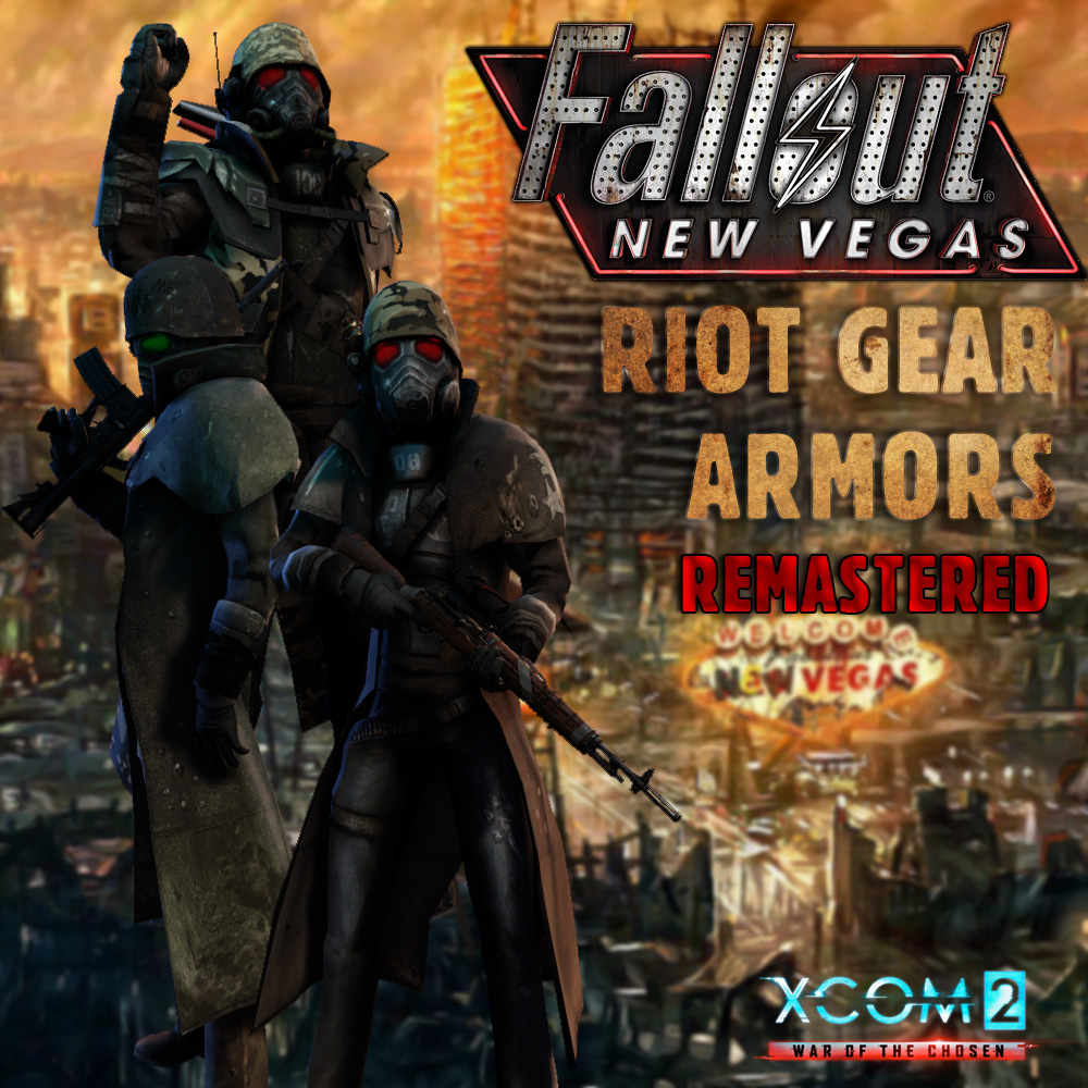 Wotc Fallout New Vegas Riot Gear Armors Remastered Skymods